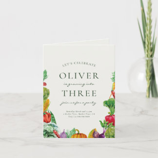 Bauer Markt Geburtstagseinladung vor Ort Einladung