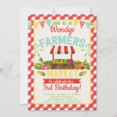 Bauer Markt Geburtstagspartei Einladung (Vorderseite)