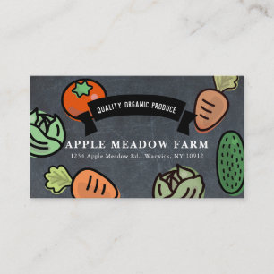 Bauer Markt Gemüsepflanzenkarton Visitenkarte