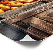 Bauer Markt Gemüseständer Poster (Ecke)