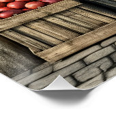 Bauer Markt Gemüseständer Poster (Ecke)