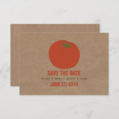 Bauer Markt Inspiriert Hochzeitsrabatt | Tomaten Einladung (Vorne/Hinten)