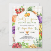 Bauer Markt Kinderdusche Einladung (Vorderseite)