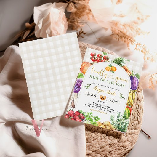 Bauer Markt Kinderdusche Einladung