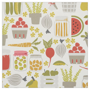 Bauer Markt Obst und Gemüse Stoff