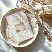 Bauer Markt Pflanzenbeständen Brautparty Einladung