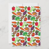 Bauer Markt Veggie Garden Frühjahrspflanzen Party Einladung (Rückseite)