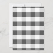 Bauer Markt White Baby Dusche by Mail Einladung (Rückseite)