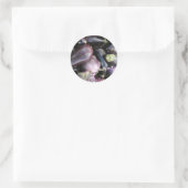 Bauer Marktauswahl für Lila Zahnräder Runder Aufkleber (Tasche)