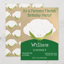 Bauer Markteinladung zum Geburtstag Einladung