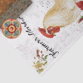 Bauer Markthühner Seidenpapier (Ausschnitt)