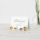 Bauer Marktkapitel Brautparty Dankeskarte (Vorderseite)