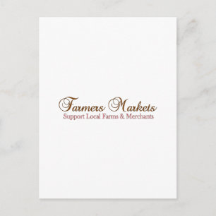 Bauer Marktprodukte Postkarte