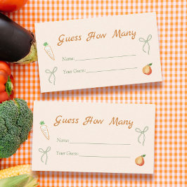 Bauer Marktschätzungen wie viele Begleitkarte