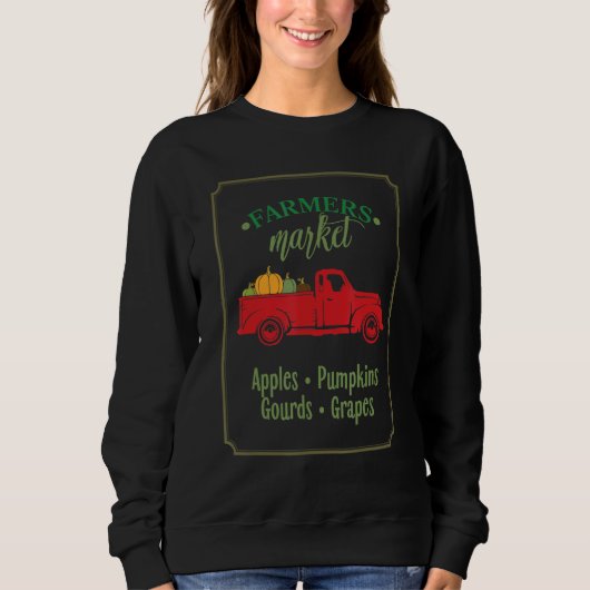 Bauer Markttraktoren Landwirtschaft Sweatshirt (Vorderseite)