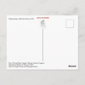 Bauer mit einem Traktor Postkarte (Rückseite)