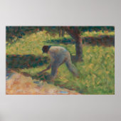 Bauer mit Haus Poster (Vorne)