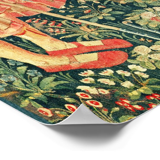 Bauer mit Jeu de Marelle Poster (Ecke)