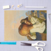 Bauer mit Pumpkin von Newell Convers Wyeth Seidenpapier (Handwerk)