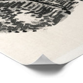 Bauer mit Zweigstellen von Kōno Bairei Poster (Ecke)