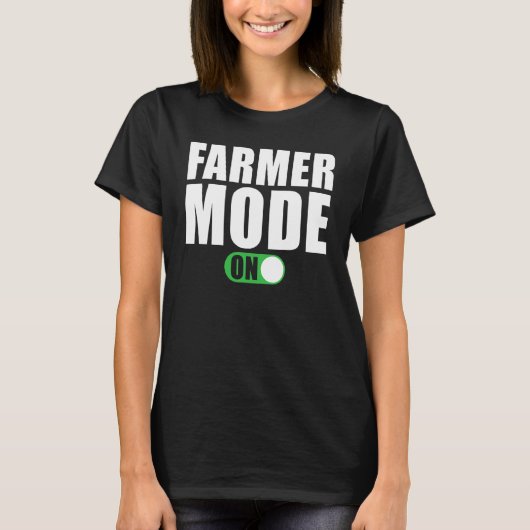 Bauer-Modus an Landwirt T-Shirt (Vorderseite)