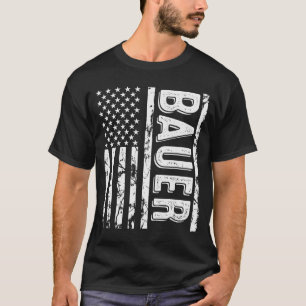 Bauer Nachname Lustiger Familienname Team Bauer Fa T-Shirt