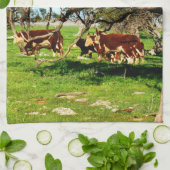 Bauer nehmen Heed Cows Need Trees, Geschirrtuch (Gefaltet)