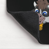 Bauer Niedliches Schweinefleisch Hühnergeschenk Mousepad (Ecke)