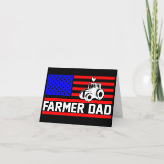 Bauer Papa Dankeskarte