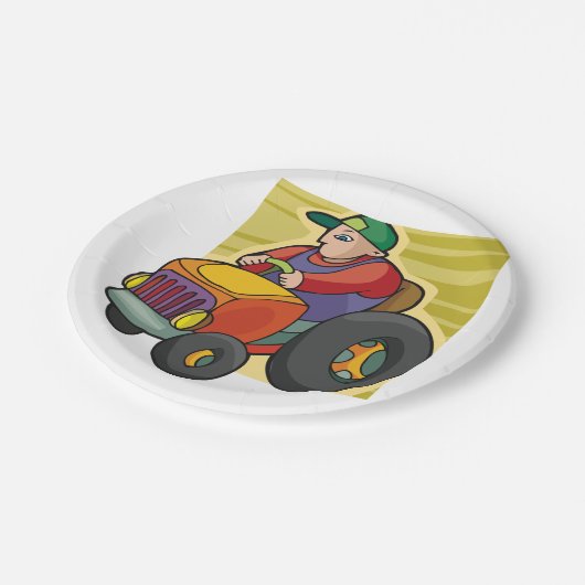 Bauer Pappteller (Schrägansicht)