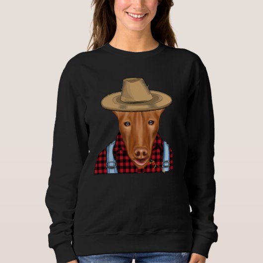 Bauer Pharaoh Hound Farmhund Sweatshirt (Vorderseite)