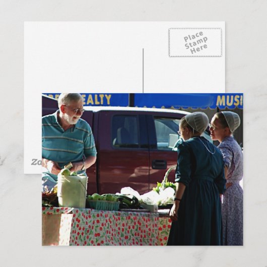 Bauer Postkarte (Vorne/Hinten)