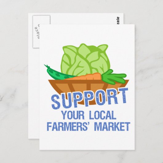 Bauer Postkarte (Vorne/Hinten)