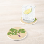 Bauer Radish Turnips Pflanze Gartenarbeit Getränkeuntersetzer (Seite)