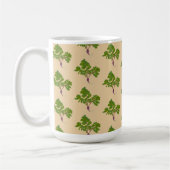 Bauer Radish Turnips Pflanze Gartenmuster Kaffeetasse (Links)