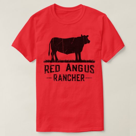 Bauer Red Angus Rancher T-Shirt (Design vorne)