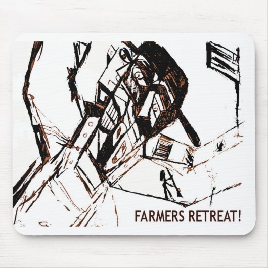 BAUER RETREAT weiß Mousepad (Vorne)