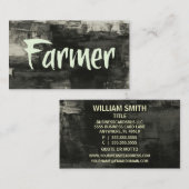 Bauer Rustikale Visitenkarte (Vorne/Hinten)