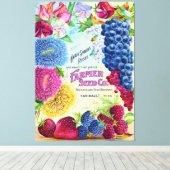 Bauer Saatgutfirma Vintage Werbung Leinwanddruck (Insitu (Holzboden))