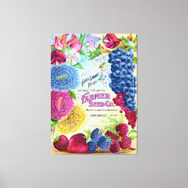 Bauer Saatgutfirma Vintage Werbung Leinwanddruck