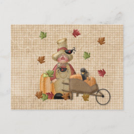 Bauer Scarecrow Postkarte