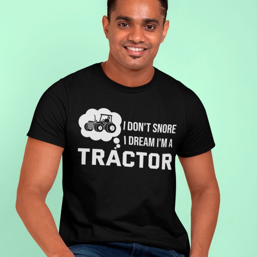 Bauer Schnell ich träume, ich bin Traktorfahrer T-Shirt
