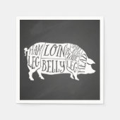 Bauer Schweinefleisch Fleischteilstücke Fleisch vo Serviette (Vorderseite)