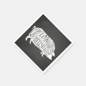 Bauer Schweinefleisch Fleischteilstücke Fleisch vo Serviette (Ecke)