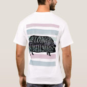 Bauer Schweineschlachtfleisch Teilstücke Kleinhalt T-Shirt (Rückseite)