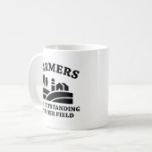 Bauer sind auf ihrem Gebiet herausragend Kaffeetasse (Vorderseite Links)