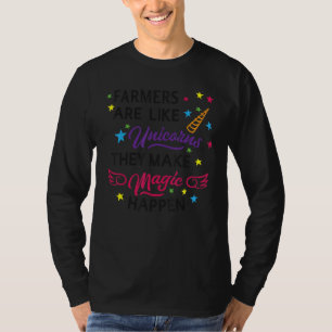 Bauer sind wie Einhörner, die das Leben magisch ma T-Shirt