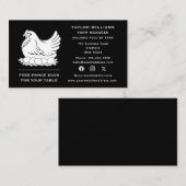 Bauer "Social Media Hähncheneier" Bauernhof Visitenkarte (Vorne/Hinten)