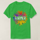 Bauer Sonnenblume T-Shirt (Design vorne)