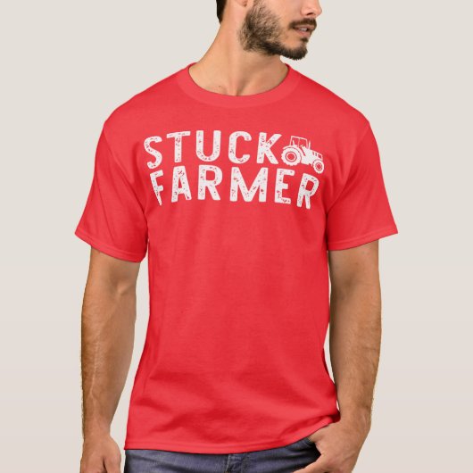 Bauer steckt fest T-Shirt (Vorderseite)